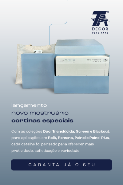 Novo Mostruário de Cortinas Especiais