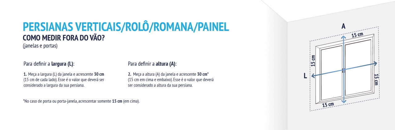 COMO CALCULAR MEDIDAS PARA PERSIANAS
