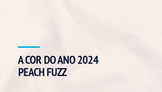 A COR DO ANO 2024 - PEACH FUZZ