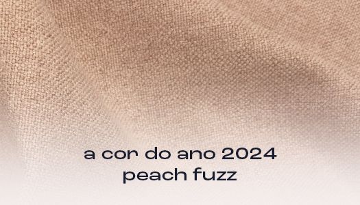 a cor do ano 2024 - peach fuzz